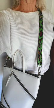 Leopard Print Adjustable Bag Strap – 1in Crossbody Shoulder Strap for Handbags & Totes | d.internoscia